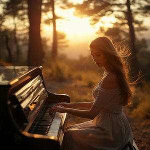 Champs Silencieux Sous Lune