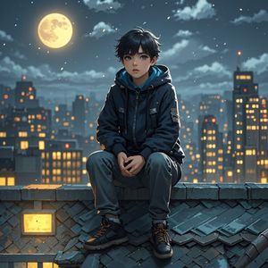 缺爱缺钱的夜-努力搬砖