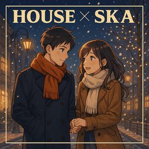 ショーウィンドウに映るふたりのハウススカ