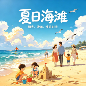 夏日海滩