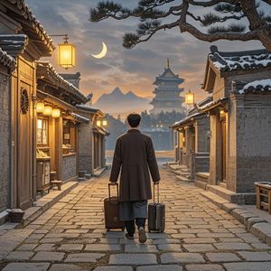 牡丹江归晚
