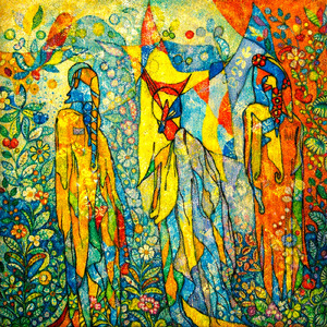 ガラリア湖のほとり