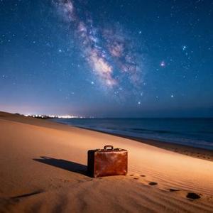 沙漠星光与海