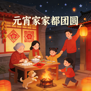 元宵家家都团圆