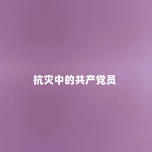 抗灾中的共产党员