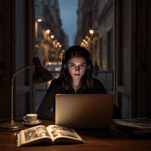 Alexa metti musica lo-fi per una sessione in biblioteca a mezzanotte