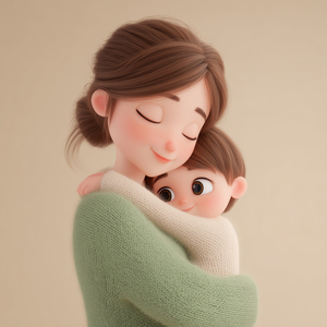 Мамины тёплые объятия
