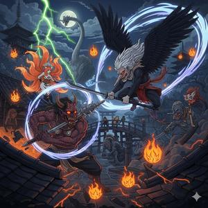 影月の剣舞 - Shadow Moon Blade Dance (Japanese Battle Theme)