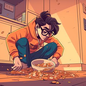 Cereal no chão, mente em pane