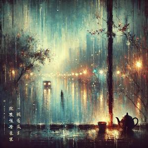 听雨滴落在窗前