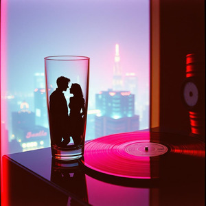 琥珀色のグラス