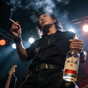 抽烟喝酒玩摇滚