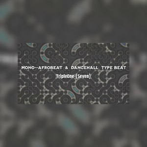 [不免费]--Mono--Afrobeat & Dancehall Type Beat