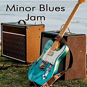 Simple Groove | Minor Blues Guitar Jam Track (A#m)