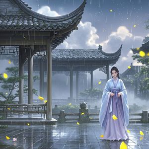 芙蓉旧院寄芳华-白桦