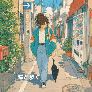 猫と歩く