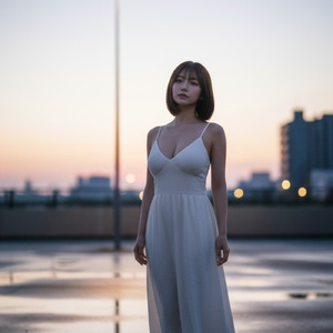 夜明けのシルエット