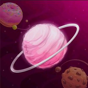 Cotton candy planet