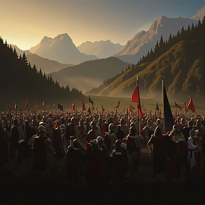 the beginning of the battle