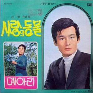 湖畔の二つの影