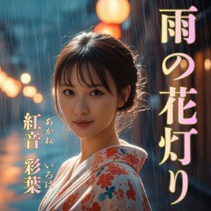雨の花灯り