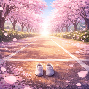 桜吹雪のスタートライン