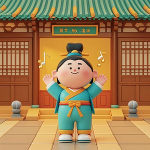 国学成语儿歌《凿壁偷光》