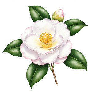 茶花开了（温柔治愈版）