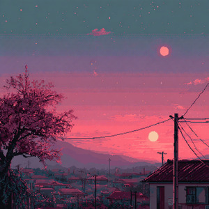 夕焼けの帰り道