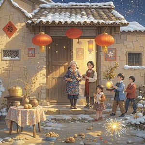 儿时的新年