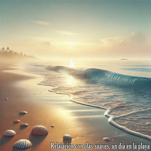 Meditación y olas tranquilas, serenidad costera
