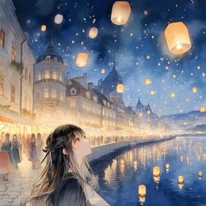 Lanterns Over the Riverside