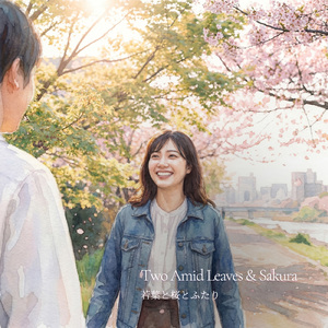 若葉と桜とふたり