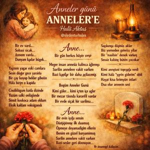 Anneler günü ANNELERE