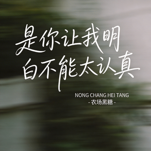 是你让我明白不能太认真