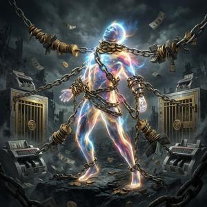 金錢扼殺精神。