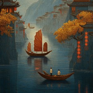 中秋游梦
