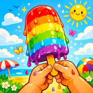 Regenbogen-Eis - Fröhliches Kinderlied