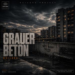 Grauer Beton