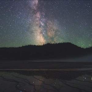 看，夜空中都是星星