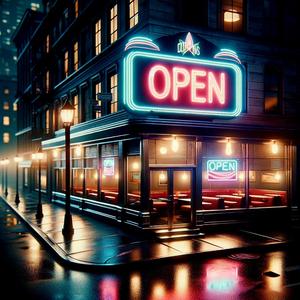 smokin in the back alley