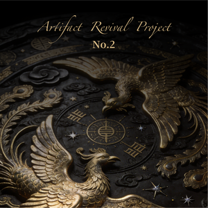 Artifact Revival Project · No.2(文物复兴计划 · 2号 · 灯火鱼雁私语 . 西汉彩绘雁鱼铜灯）