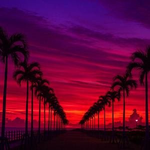 夕日が沈む前に