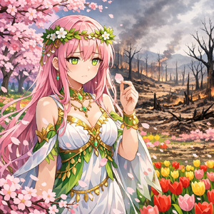 桜の最後の葉