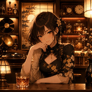 レトロなカフェのビート