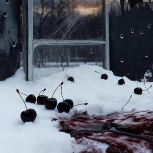 Вишні на снігу