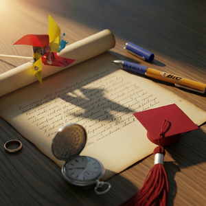 田野里的旧邮票