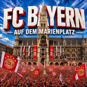 FC Bayern | Auf dem Marienplatz