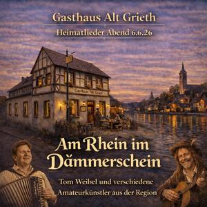 Am Rhein im Dämmerschein