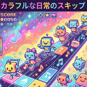 カラフルな日常のスキップ -カワイイ×軽快なチップチューン・ポップBGM-